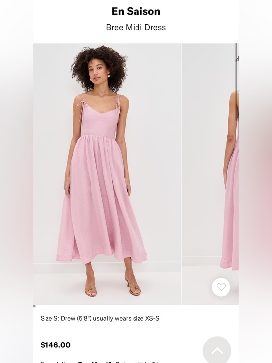 En Saison Dresses & Skirts - En Saison Bree Midi Dress in Soft Pink